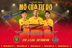 CLB Thanh Hóa mở cửa tự do trận ra quân, tri ân người hâm mộ