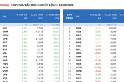 Tự doanh tiếp tục thoát hàng