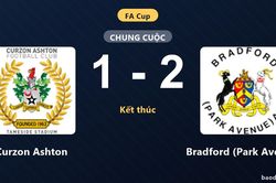 Bradford (Park Avenue) thắng sát nút Curzon Ashton tại vòng loại FA Cup