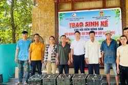 Phường Liên Chiểu hỗ trợ con giống cho hội viên nông dân