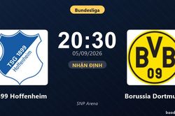 Nhận định 1899 Hoffenheim vs Borussia Dortmund: Điểm nóng cuộc đua tốp đầu