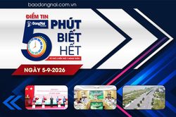 Điểm tin ‘5 phút biết hết’ sáng 5-9: Xuất quân làm nhiệm vụ tìm kiếm, quy tập hài cốt liệt sĩ tại Campuchia