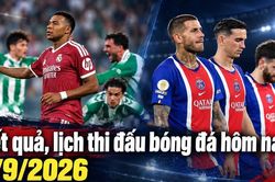 Kết quả, lịch thi đấu bóng đá hôm nay 5/9: Real Madrid và PSG cùng thua
