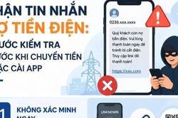 Infographic Nhận tin nhắn nợ tiền điện: 3 bước kiểm tra trước khi chuyển tiền hoặc cài app