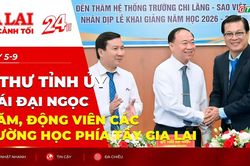 Toàn cảnh Gia Lai 24h: Bí thư Tỉnh ủy Thái Đại Ngọc thăm, động viên các trường học phía Tây Gia Lai