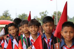 Hình ảnh học sinh Lâm Đồng hân hoan khai giảng năm học mới 2026 - 2027