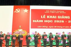 Học viện Lục quân khai giảng năm học 2026 - 2027