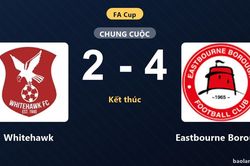 Eastbourne Borough đánh bại Whitehawk tại vòng loại FA Cup