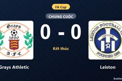 Grays Athletic bất phân thắng bại với Leiston tại vòng loại FA Cup