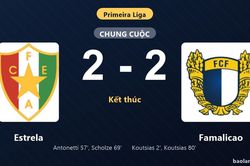 Thống kê trận đấu Estrela 2-2 Famalicao: Màn rượt đuổi tỷ số mãn nhãn