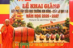 Lớp Phổ cập chùa Kỳ Quang 2 (TP.HCM) khai giảng năm học 2026-2027