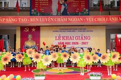 Phú Thọ: Trường tiểu học Thanh Miếu 1 khai giảng năm học mới