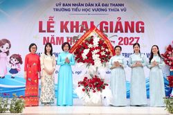 Chủ tịch MTTQ thành phố dự khai giảng Tiểu học Vương Thừa Vũ
