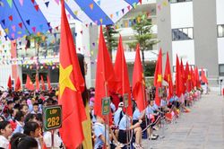 Hà Nội: Rộn ràng ngày khai trường tại Trường Tiểu học Định Công phân hiệu