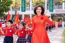 Trường Tiểu học Kim Đồng náo nức đón chào năm học mới: Nơi những bước chân nhỏ bắt đầu hành trình lớn