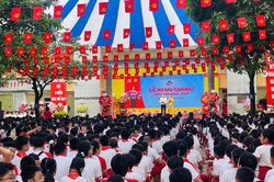 Khai giảng năm học 2026 - 2027 và khánh thành các trường phổ thông nội trú liên cấp tại các xã biên giới đất liền