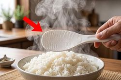 Tại sao muôi xới cơm có nhiều hạt tròn nhỏ nổi trên bề mặt?