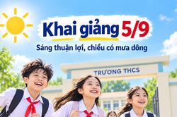 Khai giảng 5/9: Bắc bộ nắng nóng, nhiều nơi mưa dông về chiều