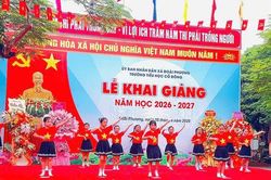 Xã Đoài Phương rộn ràng ngày khai trường, mở đầu hành trình mới sau sắp xếp