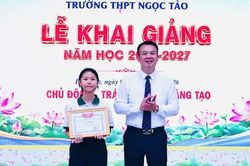 Xã Hát Môn hơn 14.000 học sinh tưng bừng bước vào năm học mới