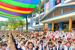 Đông Anh: Các trường học khai giảng với những dấu ấn mới