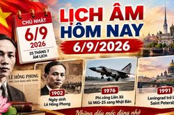 Lịch âm hôm nay 6/9/2026: Ngày 25 tháng 7 có gì đặc biệt?