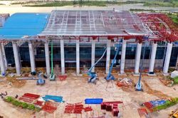 Quảng Ninh:Gấp rút hoàn thiện dự án 129 tỉ đồng khôi phục Nhà thi đấu thể thao dưới nước