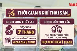 [Video] Sinh con thứ hai đồng thời sinh đôi được nghỉ thai sản 8 tháng