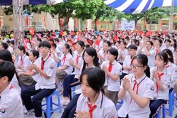 Trung học cơ sở Cầu Giấy B đặt mục tiêu nâng chất lượng sau sắp xếp