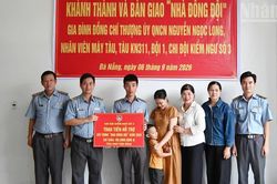 Chi đội Kiểm ngư số 3 khánh thành, bàn giao nhà đồng đội