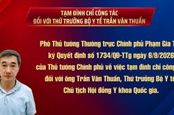 [Video] Tạm đình chỉ công tác đối với Thứ trưởng Bộ Y tế Trần Văn Thuấn