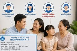 Người thứ 3 tham gia bảo hiểm y tế hộ gia đình đóng bao nhiêu tiền?