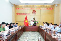 Nghệ An rà soát chuẩn bị hội nghị hợp tác giữa TP. Hồ Chí Minh và 8 tỉnh