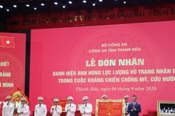 Công an Thanh Hóa đón nhận danh hiệu Anh hùng Lực lượng Vũ trang Nhân dân