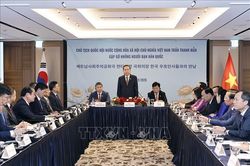 Chủ tịch Quốc hội Trần Thanh Mẫn gặp gỡ những người bạn Hàn Quốc