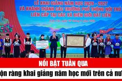 Tin tức TV nổi bật tuần qua: Rộn ràng khai giảng năm học mới trên cả nước