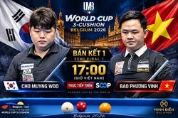 Bao Phương Vinh vào bán kết bi-a World Cup, đấu đương kim số 1 thế giới