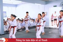 Taekwondo - rèn thể chất, luyện ý chí, dựng tính cách