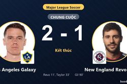 Đánh bại New England Revolution, Los Angeles Galaxy chính thức giành vé vào vòng 1/16