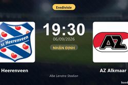 Nhận định Heerenveen vs AZ Alkmaar: Cơ hội bám đuổi ngôi đầu