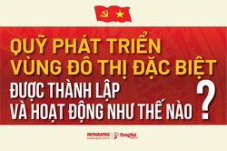 [Infographic] Luật Phát triển đô thị: Quỹ Phát triển vùng đô thị đặc biệt được thành lập và hoạt động như thế nào?