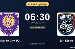 Nhận định Orlando City SC vs San Diego: Điểm nóng cuộc đua tốp đầu