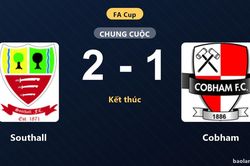 Đánh bại Cobham 2-1, Southall hưởng trọn niềm vui tại FA Cup