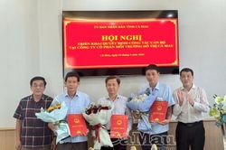 Kiện toàn lãnh đạo Công ty Cổ phần Môi trường đô thị Cà Mau