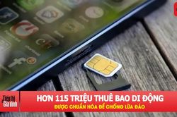 Hơn 115 triệu thuê bao di động được rà soát, chuẩn hóa