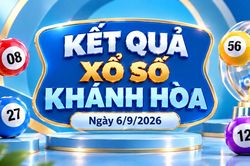 XSKH 6/9 - Kết quả xổ số Khánh Hòa hôm nay 6/9/2026