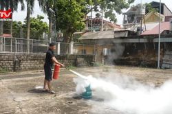Nâng cao ý thức phòng cháy, giữ bình yên mỗi phiên chợ