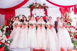 Đám cưới đặc biệt của 7 cặp vợ chồng trong gia đình ở Bắc Ninh
