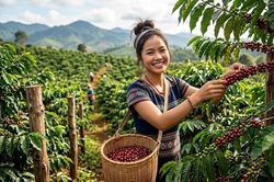 Giá cà phê hôm nay 7.9 ổn định sau phiên tăng 1.000 đồng/kg