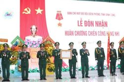 Bộ đội Biên phòng tỉnh Vĩnh Long đón nhận Huân chương Chiến công hạng Nhì